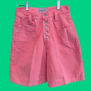 Limited Jeans Size 4 Vintage Pink High-Waisted Button-Fly Shorts